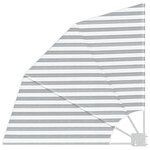 vidaXL Écran de confidentialité pour balcon Anthracite et blanc