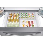 Samsung rf24r7201sr - réfrigérateur multiporte - 510 l (348l + 123l + 39l) - froid ventilé plus - l90 8cm x h177 7 cm - inox