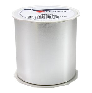 Bolduc mexico 25-m-rouleau 90 mm argent