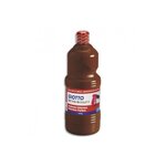 Flacon d'1 litre de gouache liquide de couleur marron GIOTTO