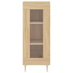 vidaXL Buffet Chêne sonoma 34 5x34x90 cm Bois d'ingénierie