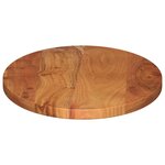 vidaXL Dessus de table 140x50x2 5 cm ovale bois massif d'acacia