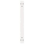 vidaXL Pieds de table basse 2 pièces Blanc 70 x (42-43 3) cm Acier