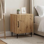vidaXL Cabinet de chevet 2 pc Chêne artisanal 43 x 34 5 x 50 cm
