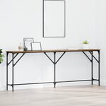 vidaXL Table Console Bois Ancien 200x29x75 cm Bois Ingénierie