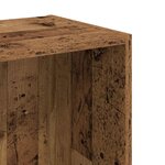 vidaXL Bibliothèque vieux bois 40x30x77 cm bois d'ingénierie