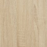 vidaXL Cadre de lit sans matelas chêne sonoma 135x190 cm