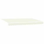 vidaXL Auvent Rétractable Crème 400 x 200 cm tissu