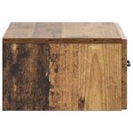 vidaXL Cabinet de chevet mural Bois ancien 49 x 34 5 x 20 cm