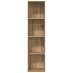vidaXL Bibliothèque/Meuble TV vieux bois 36x30x143cm bois d'ingénierie