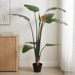 vidaXL Plante Strelitzia artificielle Vert 70 x 18 x 155 cm