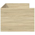 vidaXL Lit de jour avec tiroirs sans matelas chêne sonoma 90x200 cm