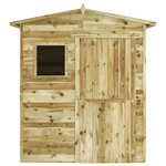 vidaXL Abri de stockage de jardin Bois de pin imprégné