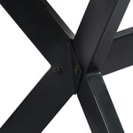 vidaXL Table à manger 120x60x75 cm Bois massif