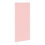vidaXL Store plissé rose 100x200 cm largeur du tissu 99 4 cm polyester