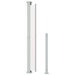 vidaXL Auvent latéral rétractable de patio 220x300 cm Crème