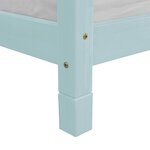 4 pieds de lit 10 cm FOOT bleu clair
