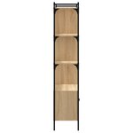 vidaXL Bibliothèque avec portes Chêne Sonoma 76 5x30x154 5 cm Bois d'ingénierie