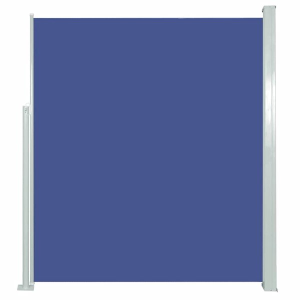 vidaXL Auvent latéral rétractable de patio 140x500 cm Bleu