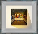 Pièce de monnaie en Argent 5 Cedis g 31.1 (1 oz) Millésime 2025 3D Optical Illusion LAST SUPPER 3D