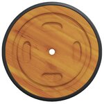 vidaXL Roues de remplacement 2 Pièces Marron Bois d'acacia massif