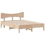 vidaXL Cadre de lit sans matelas 120x200 cm bois de pin massif