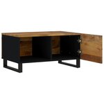 vidaXL Table basse 80x50x40 cm Bois de manguier solide et d'ingénierie