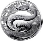 Pièce de monnaie en Argent 10 Euro g 22.2 Millésime 2025 YEAR OF THE SNAKE