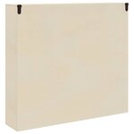 vidaXL Boîte d'Exposition en Bois Marron 40 x 8 5 x 37 cm Contreplaqué