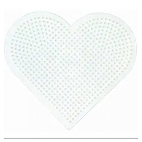 Plaque Coeur pour perles standard (Ø5 mm)