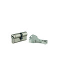 THIRARD - Cylindre double entrée Transit 1  30x40mm  nickelé  5 clés - THIRARD
