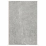 vidaXL Bureau Gris béton 100x49x75 cm Bois d'ingénierie