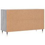 vidaXL Armoire à chaussures Sonoma gris 102x36x60 cm Bois d'ingénierie