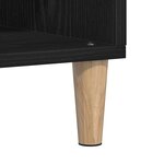 vidaXL Buffet Chêne noir 103 5 x 35 x 70 cm Bois d'ingénierie