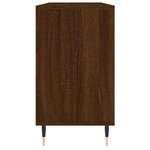 vidaXL Armoire salle de bain chêne marron 80x33x60cm bois d'ingénierie