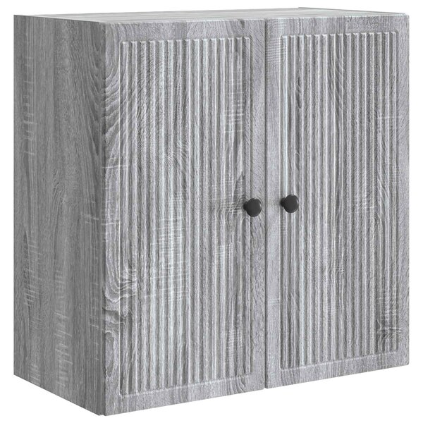 vidaXL Armoire Murale Sonoma gris 59 x 31 x 60 cm Bois d'ingénierie