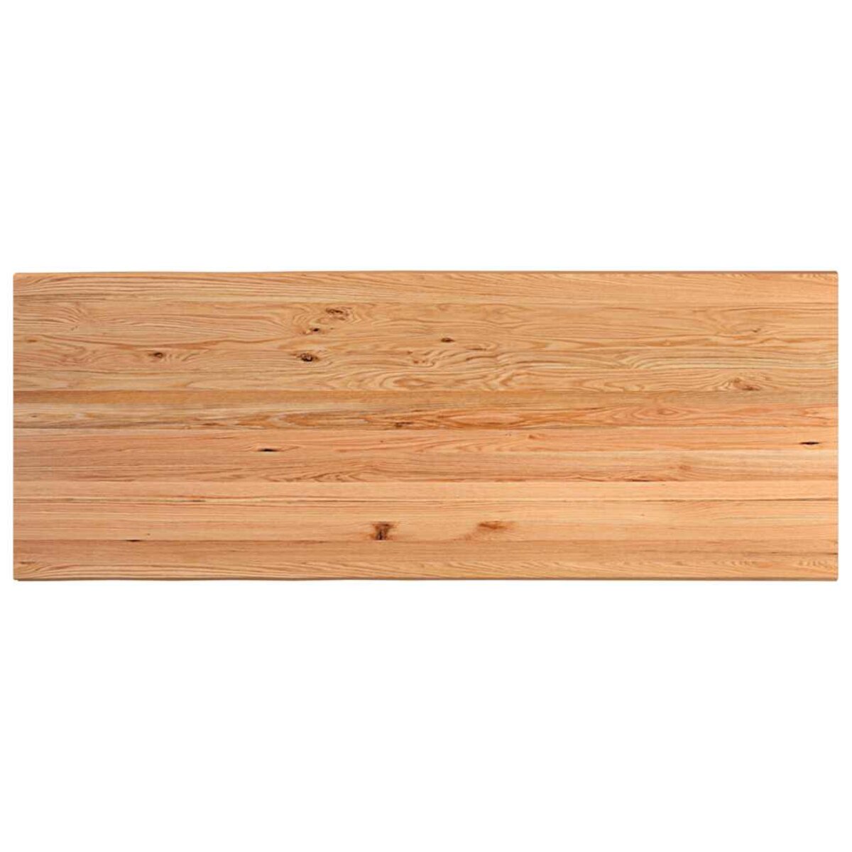 Dessus De Table Marron Clair 240x100x4 Cm Bois Chêne Massif