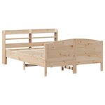 vidaXL Cadre de lit sans matelas 140x190 cm bois de pin massif
