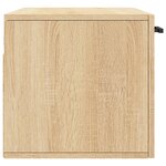 vidaXL Armoire murale chêne sonoma 80x36 5x35 cm bois d'ingénierie