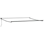 vidaXL Auvent rétractable automatique marron 500x300 cm