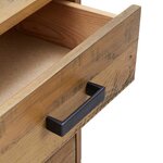 vidaXL Table de chevet Marron 40x30x55 cm Bois de pin massif