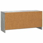 vidaXL Meuble TV Gris béton 99 x 34 5 x 47 cm Bois d'ingénierie