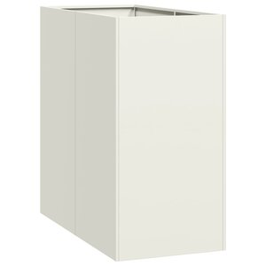 vidaXL Jardinière blanc 40x80x80 cm acier