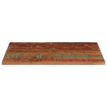 vidaXL Dessus de table 110x50x3 8cm rectangulaire bois massif récupéré