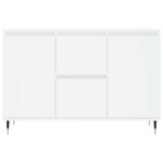 vidaXL Buffet blanc 101 5x35x70 cm bois d'ingénierie
