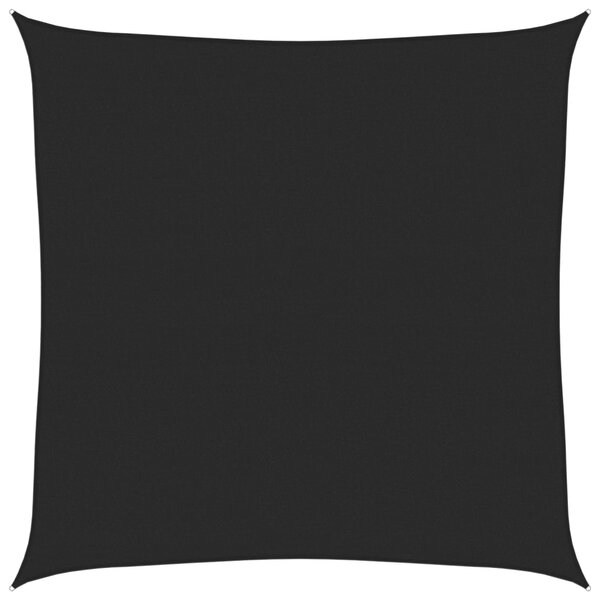 vidaXL Voile d'ombrage 160 g/m² Noir 4x4 m PEHD