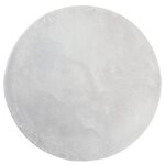 vidaXL Tapis HUARTE à poils courts doux et lavable gris Ø 100 cm