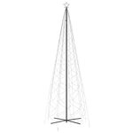 vidaXL Arbre de Noël cône 1400 LED Blanc chaud 160x500 cm