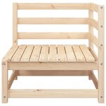 vidaXL Canapé d'angle de jardin 70x70x67 cm bois de pin massif