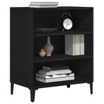 vidaXL Buffet Chêne noir 57 x 35 x 70 cm Bois d'ingénierie